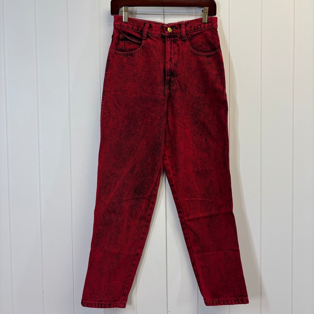 Vintage Fuse Womens 80s 90s Acid Wash Mom Jeans Size 9 Grunge Rocker Indie USA